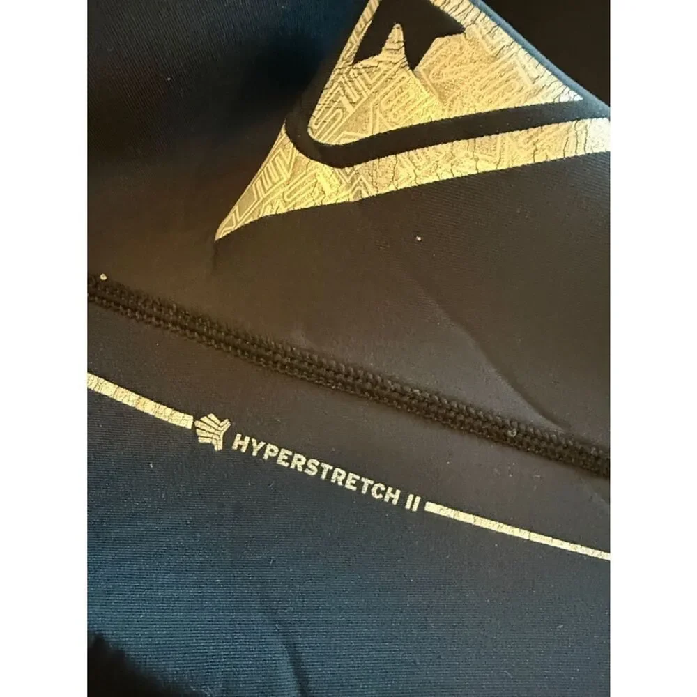 Quiksilver Black Short Sleeve and legs  Wetsuit Hyperstretch II 2.2mm size 16